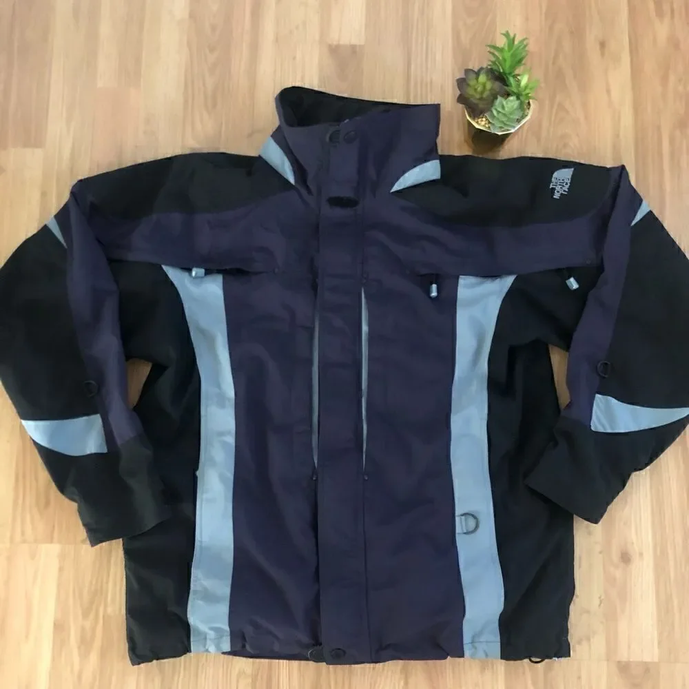 The North Face Mens Jacket L Black/Purple/Gray RN# 61661 CA# 30516